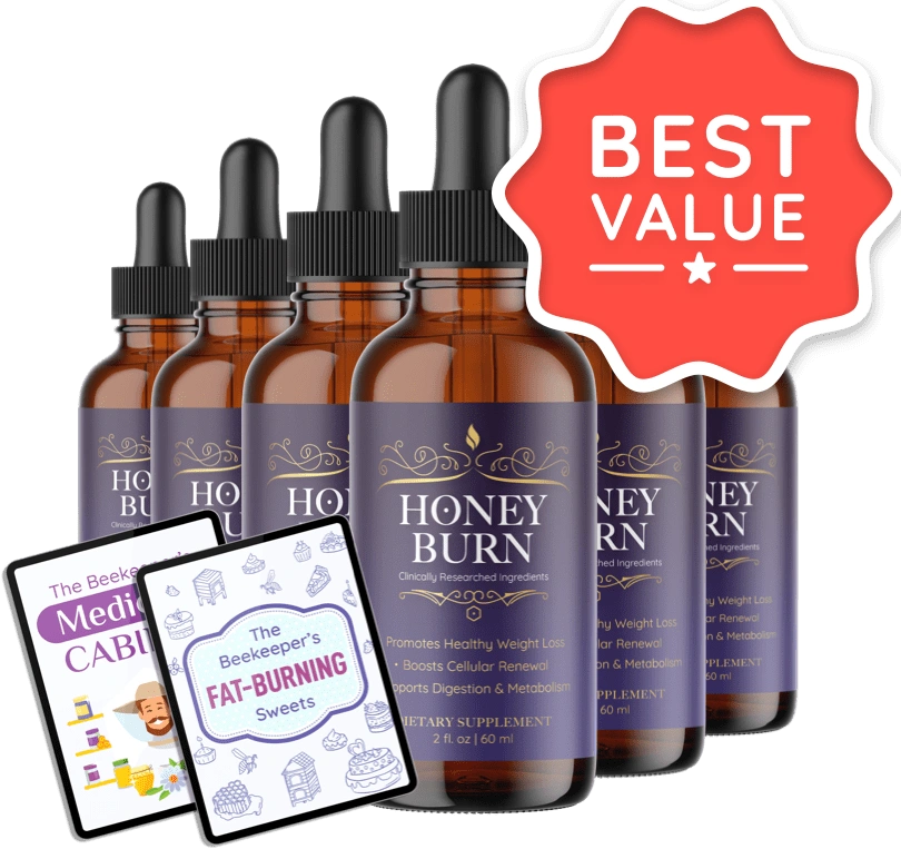 Honey Burn 6 bottle